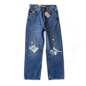 Levi's Blue Straight Leg Women's Jeans